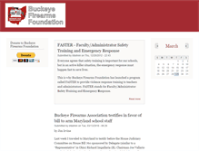 Tablet Screenshot of buckeyefirearmsfoundation.org